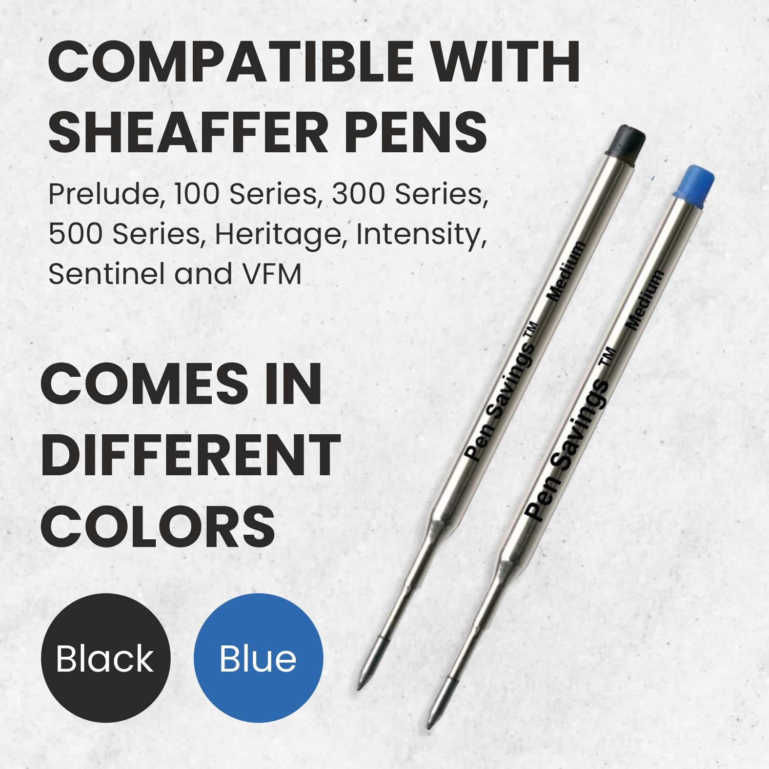 Amazon | Pen Savings ボールペン替芯 Sheaffer ボールペン対応 K